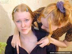 Russian teen blonde lesbians dildo sex - N
