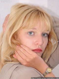 Innocent looking virgin blonde - N