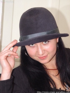 Naked virgin in hat - N