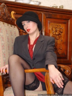 Virgin in man's suit - N