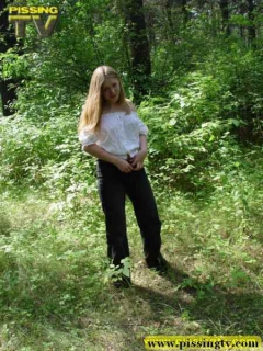 Pissing in a forest - N