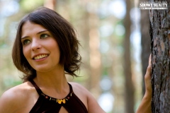 Nude beauty in the forest - N