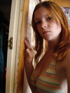 The Beauty of Amateur Redhead College Teen - N