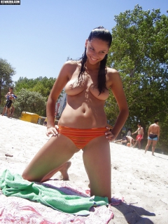 Desi at the Beach - N