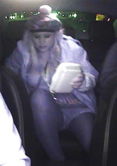 Upskirts in the car - N