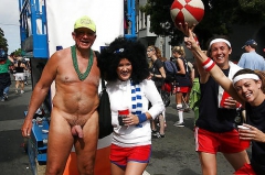Women and cock in public (CFNM fun) - N