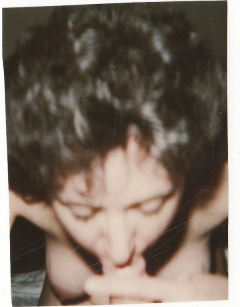 Vintage Polaroid Blowjob Queen Brenda from Bangor Maine - N