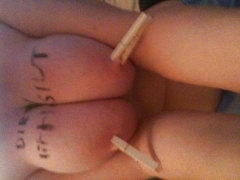 Tied tit humiliated slut - N