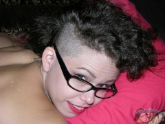 Hot Nerdy Hairy Pussy Babe - N