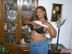 Fat Man CUMS iN Black Woman - N