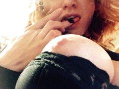 Redhead british milf - ginger lady likes to share nude selfi - N
