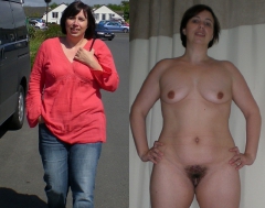 uk SILF from birmingham holly harris dressed undressed - N