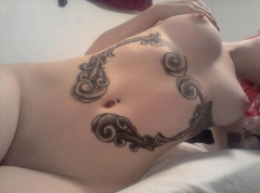 Chav Hipster emo selfies - british teen naked selfie set - N