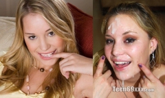 Face Before And After Cumshot - N