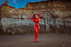 Bianca Baeuchamp Latex red 2 - N