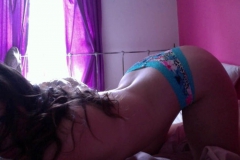 Brunette hottie teen - british amateur nude at home - N