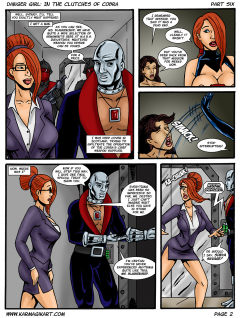 Karmagik Danger Girl In the Clutches of Cobra colored - N