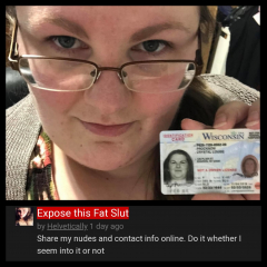 Humiliated worthless SSBBW Slut - N