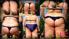 bbw beach candid - N