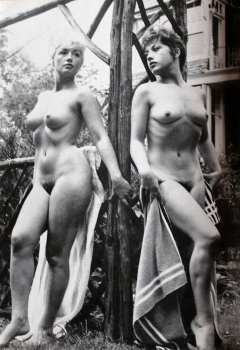 Pretty women. Hairy pussy. Retro. 3 - N