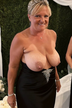 Diane a hot slutty teacher exposing herself at weddings - N