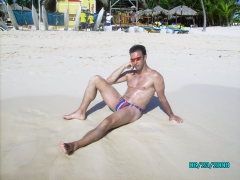 In the beach,before to fuck a mature slut bitch - N