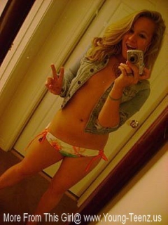 Nerdy Looking SlimTeen With Small Tits - N