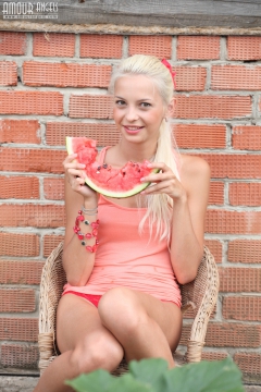 Alluring teen blonde - N