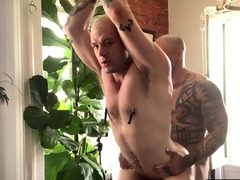 Bound Gunnar Gates Takes Damian Dragon Huge Dick