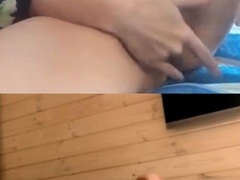 Hot teen fingering wet pussy for me on chat