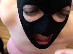 Deepthroat sub Selina rewarded with cum (BDSM)
