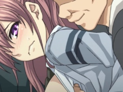 Hentai Schoolgirl Gangbang on Train