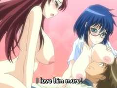 Hot Big-Breasted Young Girls Fighting Over the Same Guy - Un