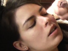 Amateur teen Zuzinka in hot blowjob action