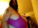 Bbw with huge boobs on webcam