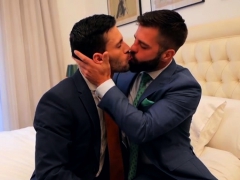 Latin gay fetish with facial