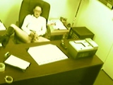 secretary fingering at office