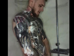 solo-male-ryan-moore-shower-masturbation