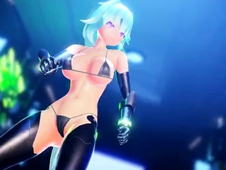 [MMD] Green Heart - Roll N Rock | Hyperdimension Neptunia