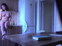 my-petite-ex-doing-the-dishes-naked-in-the-kitchen