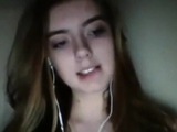 Sexy Teen Shows Off Her Big Boobs and Masturbates on Omegle