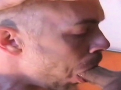 German DILF facial jizzed after anal