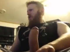 Big Dick Ginger Shoots Out A Massive Load