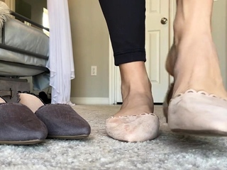 Foot fetish Close up feet and toes tease
