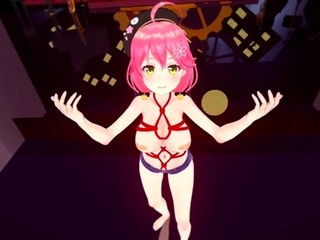 MMD Miko Sakura [Haniwa's Miniature Garden]