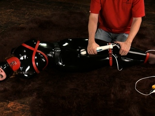 pleasing fetish anal actions with latex and bdsm