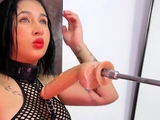 Amateur Brunette Anal Toy