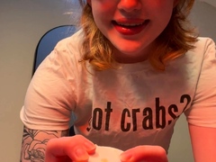Close up cumshot