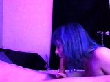 Amateur sucking babes at party giving hot blowjobs