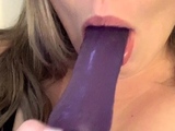Haley amateur blonde girl toying pussy using a vibrator